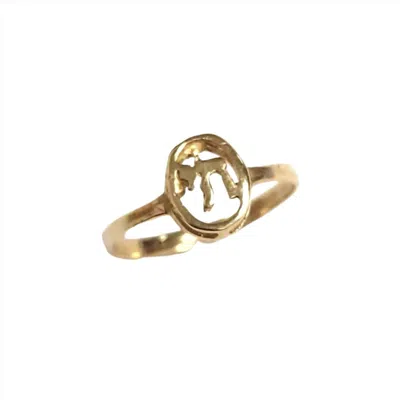 Bareket Fine Jewelry 14k Yellow Gold Chai Oval Signet