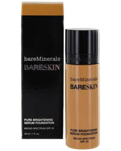 Bareminerals 1oz Bare Tan 13 Bareskin Pure Brightening Serum Foundation Broad Spectrum Spf 20 In Brown