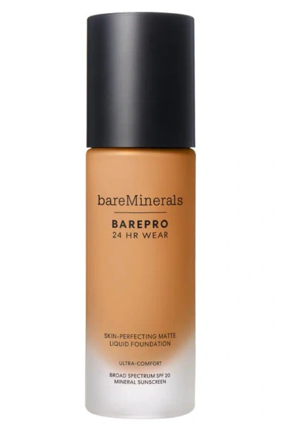 Bareminerals Barepro 24hr Wear Skin-perfecting Matte Liquid Foundation Mineral Spf 20 Pa++ In Medium Deep 40 Warm