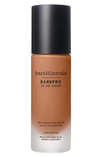 Bareminerals ® Barepro 24hr Wear Skin-perfecting Matte Liquid Foundation Mineral Spf 20 Pa++ In Medium Deep 45 Neutral
