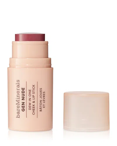Bareminerals Gen Nude Dew In One Cheek & Lip Stick In Transparent