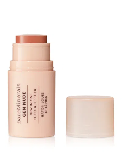 Bareminerals Gen Nude Dew In One Cheek & Lip Stick In Transparent