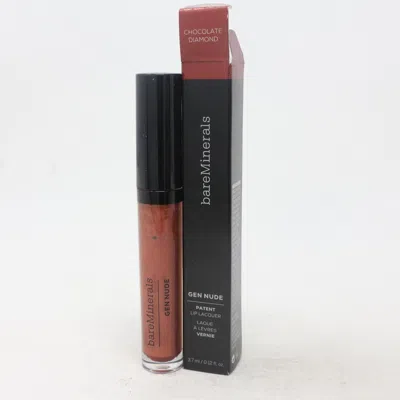 Bareminerals / Gen Nude Patent Lip Lacquer Chocolate Diamond 0.12 oz (3.7 Ml) In Brown