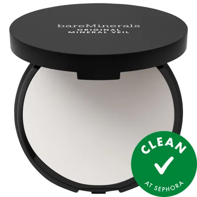 BAREMINERALS ORIGINAL MINERAL VEIL TALC-FREE PRESSED SETTING POWDER TRANSLUCENT 0.3 OZ / 9 G