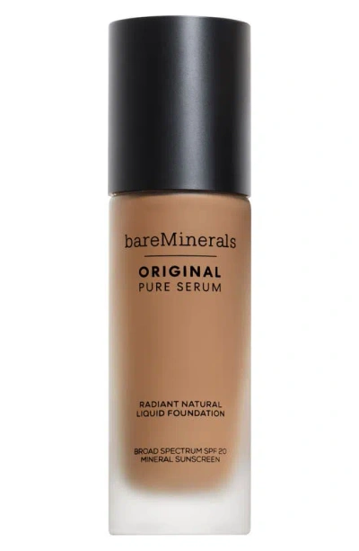 Bareminerals Original Pure Serum Liquid Skin Care Foundation Mineral Spf 20 In Medium Deep Neutral 4