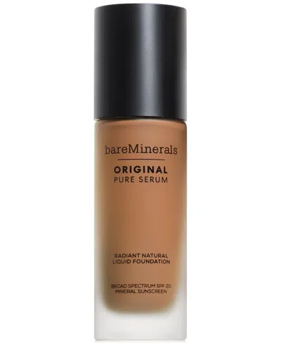 Bareminerals Original Pure Serum Radiant Liquid Foundation Spf 20 In Med Deep Neutral 4.5