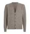 Barena Venezia V-neck Button Cardigan In Gray
