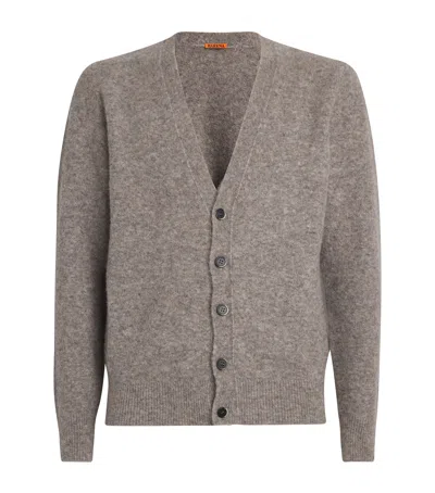 Barena Venezia V-neck Button Cardigan In Gray