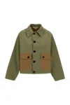 Barena Venezia Button Patch Pocket Jacket In Green