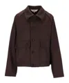 Barena Venezia Button-up Flap-pocket Jacket In Brown