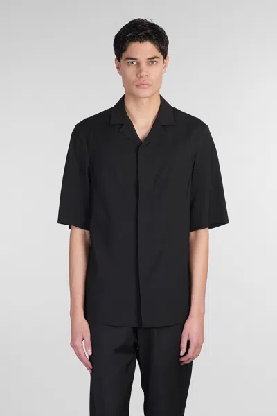 BARENA VENEZIA ATILA SHIRT IN BLACK WOOL