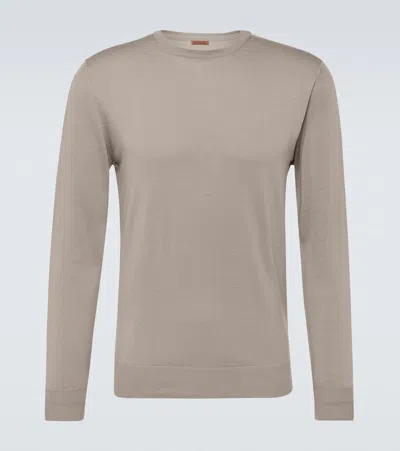 Barena Venezia Ato Brunal Wool Sweater In Beige