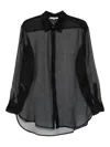 Barena Venezia Semi-transparentes Ausonia Hemd In Black