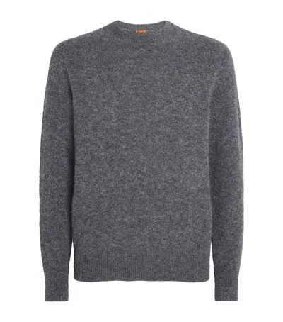 Barena Venezia Barena Alpaca-blend Crew-neck Sweater In Gray