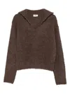 Barena Venezia Barena Brown Wool Blend Sweater In Brown