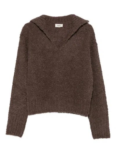 BARENA VENEZIA BARENA BROWN WOOL BLEND SWEATER