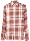 Barena Venezia Barena Check Print Cotton Blend Shirt