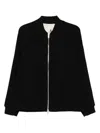 Barena Venezia Zip-front Ribbed Jacket In Black