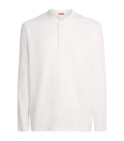 Barena Venezia Barena Long-sleeved Crewneck T-shirt In White