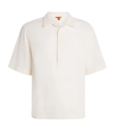 Barena Venezia Barena Man Shirt Ivory Size 42 Linen In White