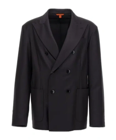 Barena Venezia Barena Doria Double-breasted Blazer In Black