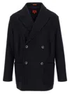 Barena Venezia Trench Coat Men Barena In Black