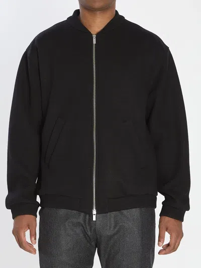 Barena Venezia Barena Gabier Lanoso Bomber Jacket In Black