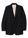 Barena Venezia Two-button Notch-lapel Blazer In Black