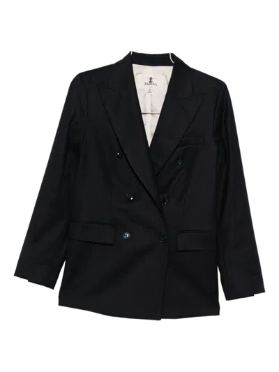 Barena Venezia Double-breasted Suit Jacket In Black