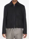 Barena Venezia Barena Wool-blend Tailored Bomber Jacket In Black