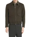 Barena Venezia Collared Zip-fastening Jacket In Brown
