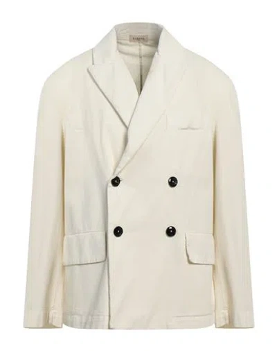 Barena Venezia Barena Man Blazer Cream Size 40 Cotton, Elastane In White