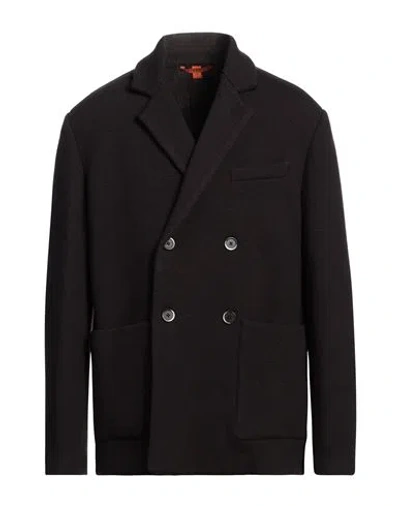 Barena Venezia Double Breasted Long Sleeve Blazer In Black