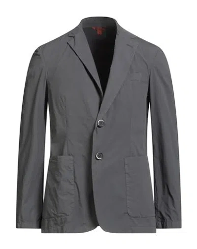 Barena Venezia Barena Man Blazer Grey Size 38 Cotton, Elastane In Gray