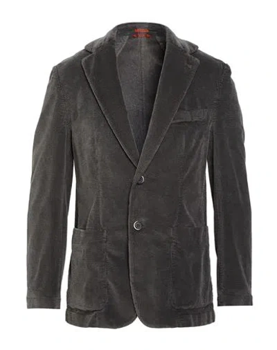 Barena Venezia Barena Man Blazer Grey Size 46 Cotton, Rayon, Elastane In Gray