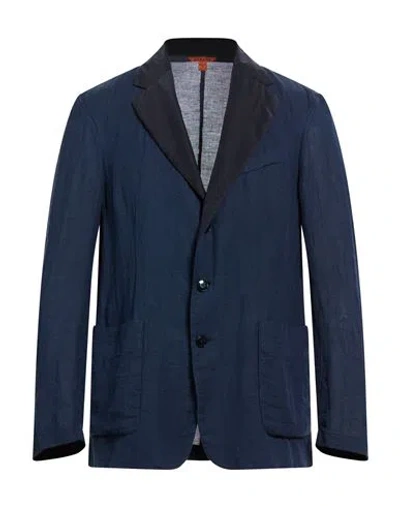 Barena Venezia Barena Man Blazer Navy Size 42 Linen, Cotton In Blue