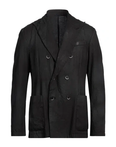 Barena Venezia Barena Man Blazer Steel Grey Size 44 Virgin Wool In Black