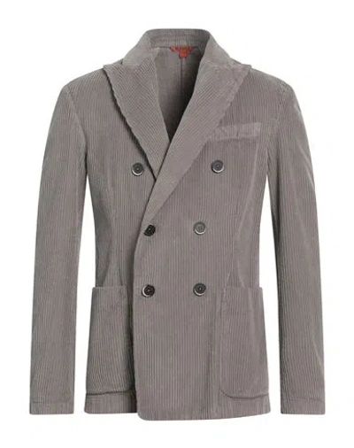 Barena Venezia Barena Man Blazer Taupe Size 38 Cotton In Gray