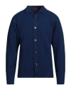 Barena Venezia Barena Man Cardigan Blue Size Xl Virgin Wool
