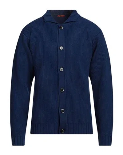 Barena Venezia Barena Man Cardigan Blue Size Xl Virgin Wool