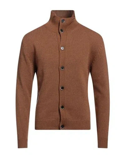 Barena Venezia Barena Man Cardigan Camel Size L Wool, Polyamide In Beige