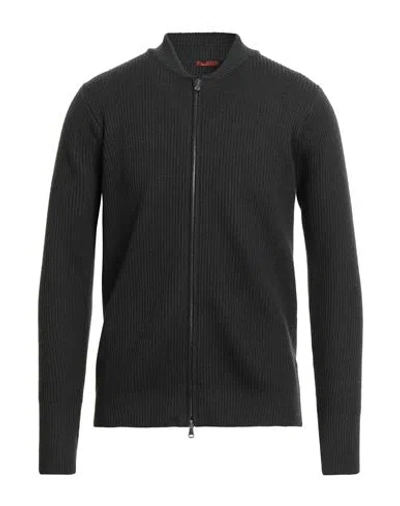 Barena Venezia Barena Man Cardigan Charcoal Size Xl Virgin Wool