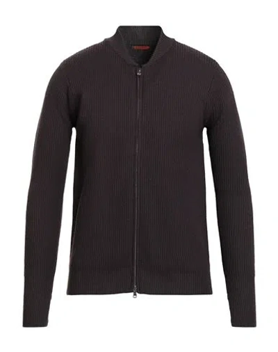 Barena Venezia Barena Man Cardigan Dark Purple Size Xxl Virgin Wool