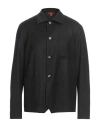 Barena Venezia Barena Man Cardigan Grey Size L Virgin Wool, Polyamide In Black