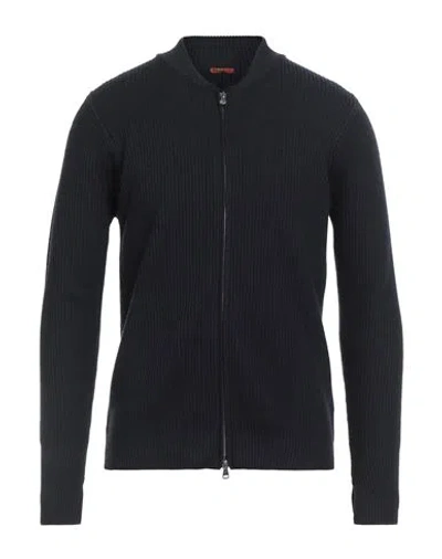 Barena Venezia Barena Man Cardigan Midnight Blue Size Xxl Virgin Wool In Black