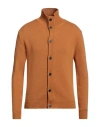 Barena Venezia Barena Man Cardigan Mandarin Size S Wool, Polyamide In Yellow
