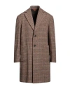 Barena Venezia Barena Man Coat Camel Size 40 Virgin Wool, Polyamide In Beige