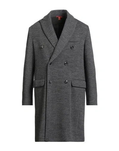 Barena Venezia Barena Man Coat Charcoal Size 46 Virgin Wool, Polyamide In Gray