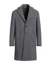 Barena Venezia Barena Man Coat Lead Size 42 Virgin Wool, Elastane In Grey
