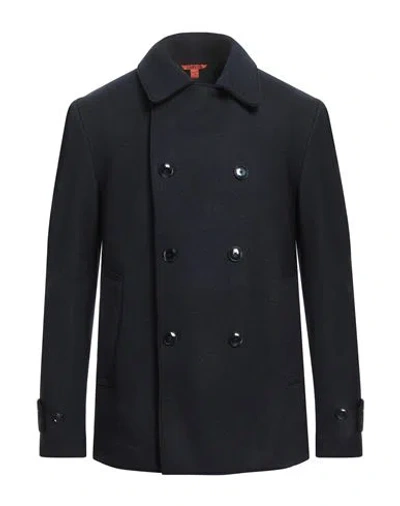 Barena Venezia Barena Man Coat Navy Size 44 Virgin Wool, Elastane In Blue